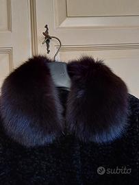 pelliccia di astrakan taglia 48