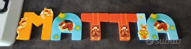 Scritta nome Mattia 