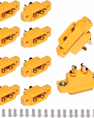 10 Connettori XT60E-M Maschio per Batterie RC