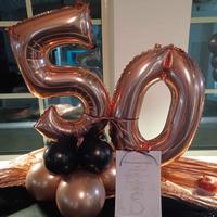 decorazione festa 50 anni