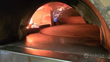 forno da pizza combinato gas-legna