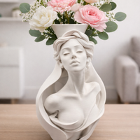 Vaso artistico scultura donna moderno