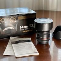 Rokinon 14mm T3.1 VDSLR Cine (Canon EF)