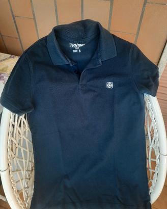 Polo blu scuro da uomo Terranova