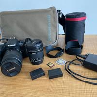 Canon EOS 77D completa di accessori