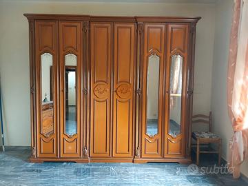 armadio legno vero 