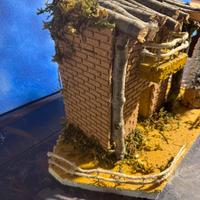 Casetta presepe  artigianale 40x20x25