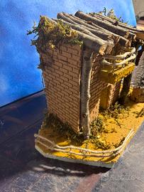 Casetta presepe  artigianale 40x20x25
