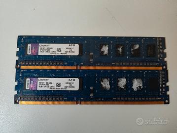 2X RAM KINGSTON KVR 2GB