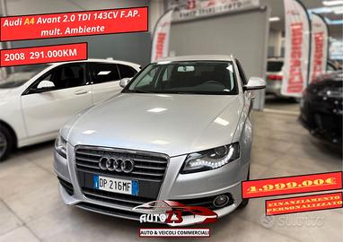 Audi A4 Avant 2.0 TDI 143CV F.AP. mult. Ambiente
