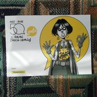 folder filatelico 50 anni lucca comics 
