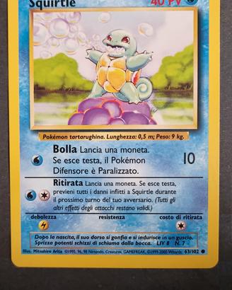 Pokémon - Squirtle 63/102