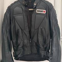 Giubotto in pelle per moto Ducati uomo