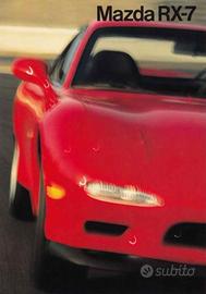 Depliant Originale in Italiano Mazda RX-7 Wankel