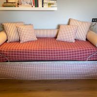 Divano letto in ferro battuto 200x82