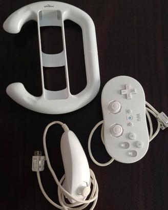 Set controller WII + volante 