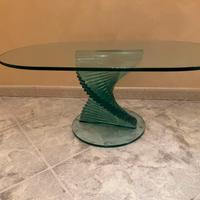 Tavolino da salotto  in cristallo