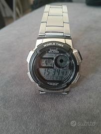 Casio world time acciaio