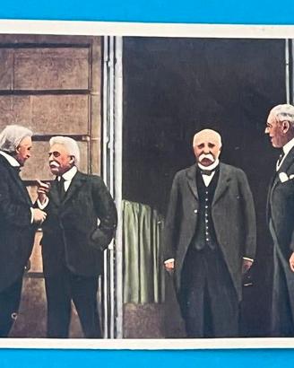 Figurina 8 CONFERENZA PACE PARIGI 1919 DIPLOMATICI