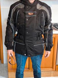 2 giacche moto complete taglia s. e. xxl