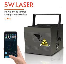 Laser 5W RGB ILDA RJ45 Bluetooth Powercon 