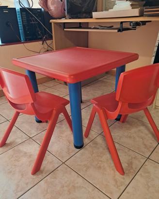 Tavolino bambini + sedie