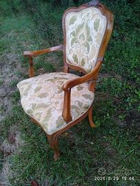 poltrona fauteuil stile luigi XV