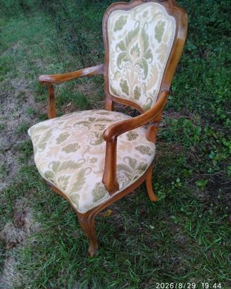 poltrona fauteuil stile luigi XV