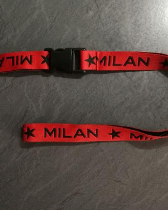 Ac Milan laccio portachiavi da collo