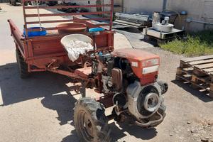 Motozappa trazionata 4x4 con carrello ribaltabile