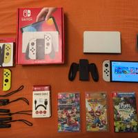 Nintendo Switch OLED con scatola + accessori