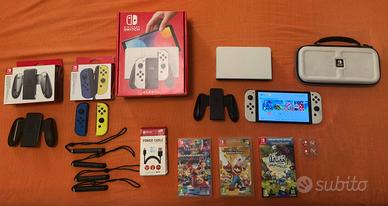 Nintendo Switch OLED con scatola + accessori