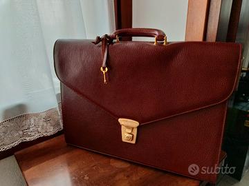 Borsa porta documenti in pelle