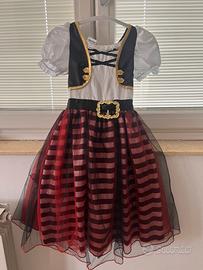 Abito carnevale/halloween da piratessa