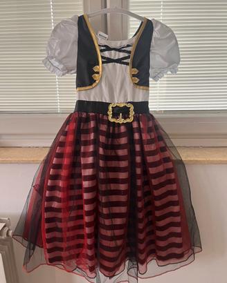 Abito carnevale/halloween da piratessa