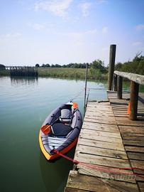 Canoa gonfiabile decathlon 3 posti