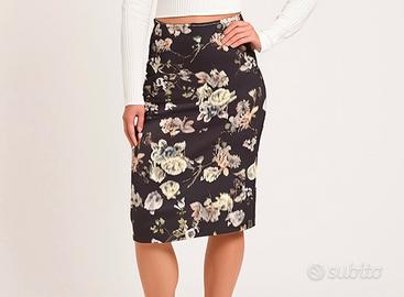 Motivi- gonna a tubino floreale