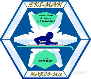 Ski-man lamine sciolina sci e snowboard