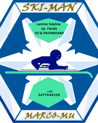 Ski-man lamine sciolina sci e snowboard