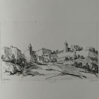 Acquaforte prova d'artista di Livio Meconi