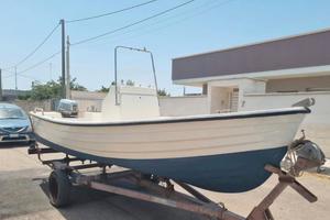 Barca motore e carrello non omologato