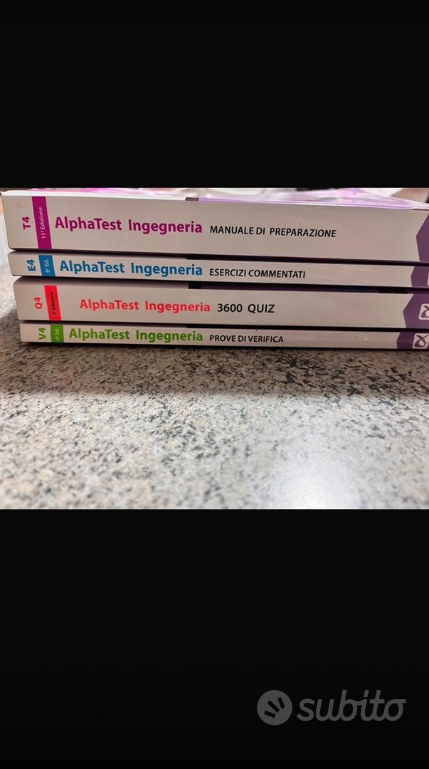 Alpha Test Ingegneria - Libri e Riviste In vendita a Padova