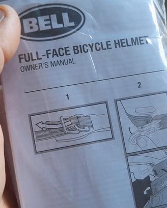 mentoniera casco mtb bell super dh mips taglia m 