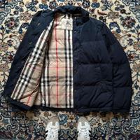 Burberry Giacca Bomber Blue Navy