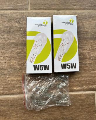 Lampadine auto Seven Parts W5W 12V 5W - Set nuove