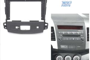 Telaio grigio scuro radio 2-DIN da 9" per Citroen