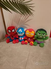 Lotto peluche ty marvel spiderman ecc