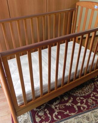 Lettino Pali,materasso,paracolpi,lenzuola