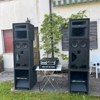 Impianto audio PA Lem completo plug&play