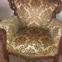 salotto con tavolino anni 70